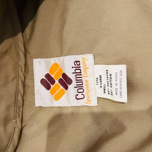 Vintage 90's Made In Korea Columbia Fishing Vest PFG Size XL - Picture 7 of 16